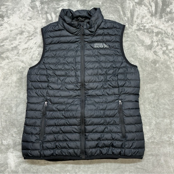 Eddie Bauer Jackets & Blazers - Eddie Bauer  650 Down Vest Women’s Medium black puffer outdoor hiking casual